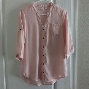 Light Pink Blouse Size Small